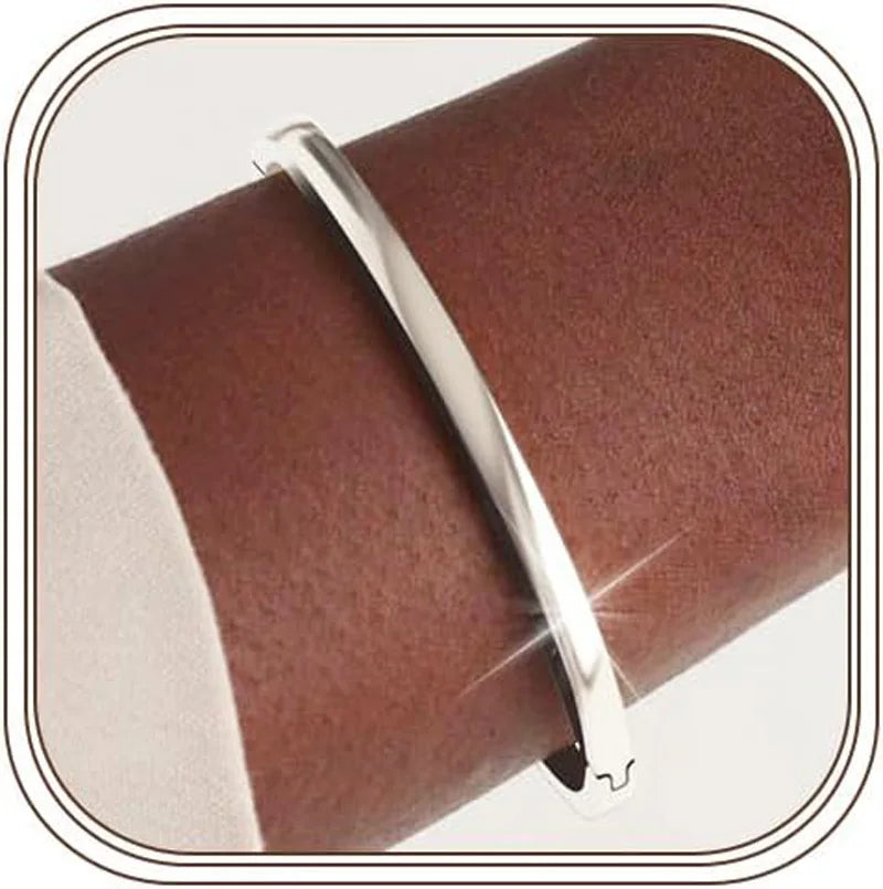 Gold Bangle Bracelet for Women Minimalist Dainty 18K Gold Plated  Waterproof Stainless Steel Bangle Non Tarnish Jewelry Gift